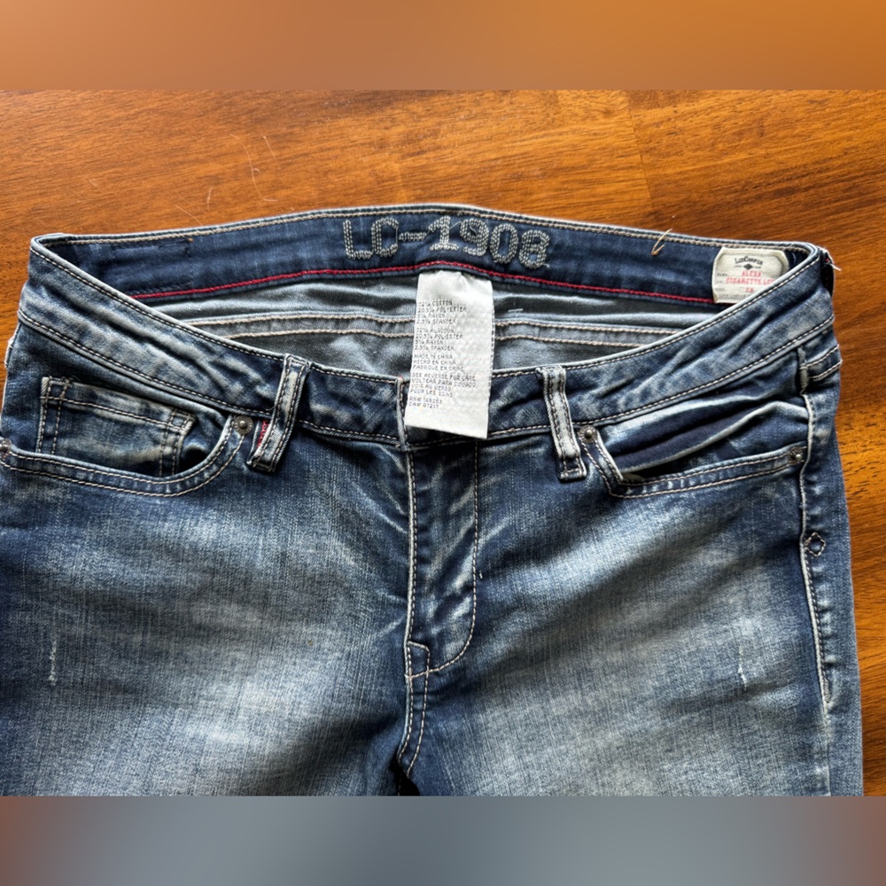 Lee Cooper Blue Slim Jeans with Classic Indigo Wash - Picture 2 of 4